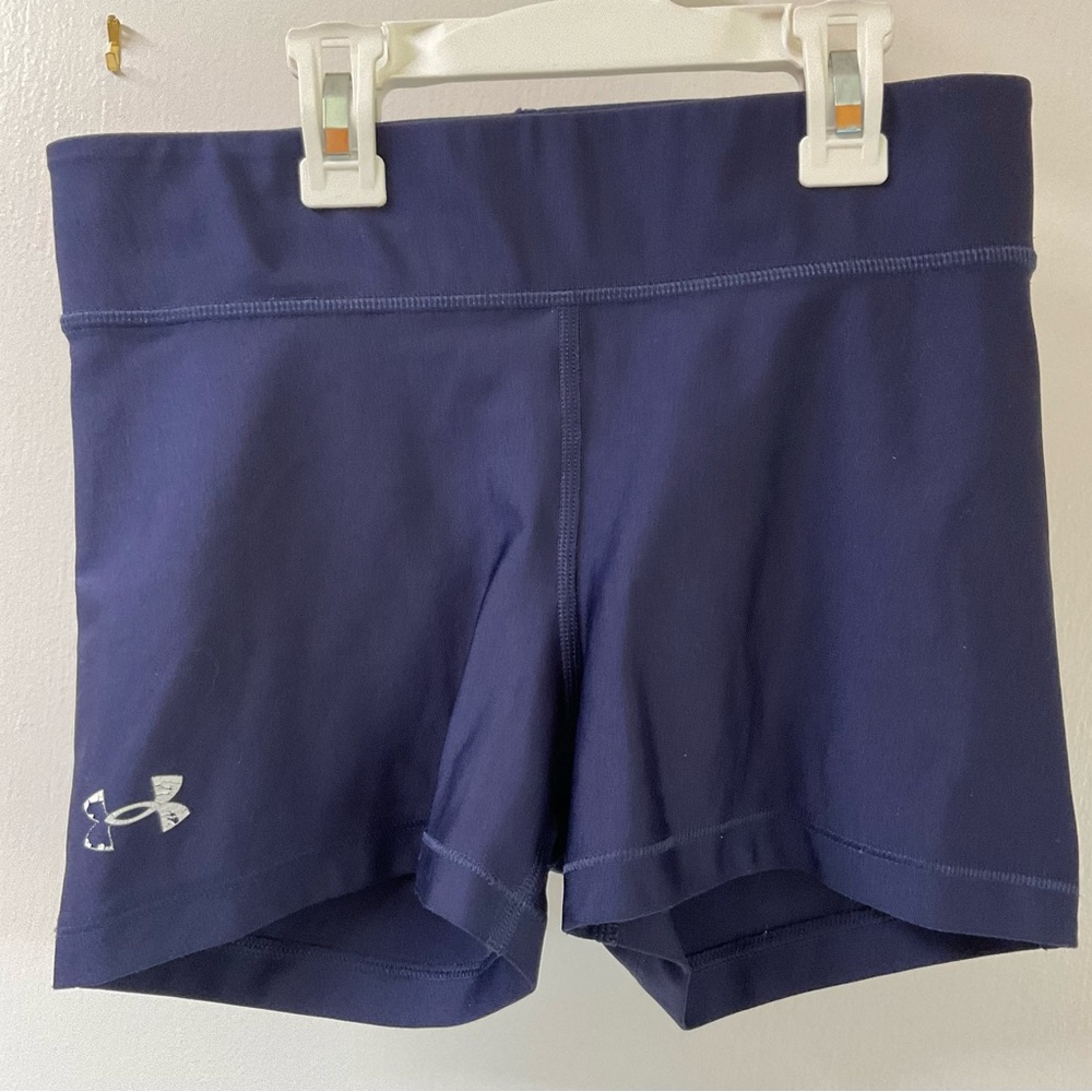 Volleyball shorts. Under Armour. Small, blue.